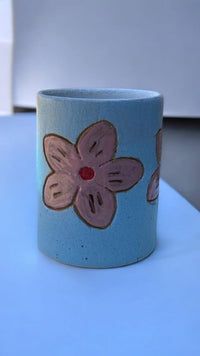 Conjunto de Jarra e copo Flower