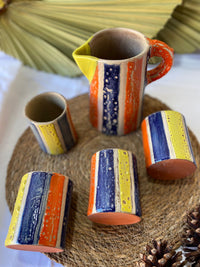 Conjunto de Jarra e copo Donna