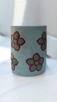 Conjunto de Jarra e copo Flower